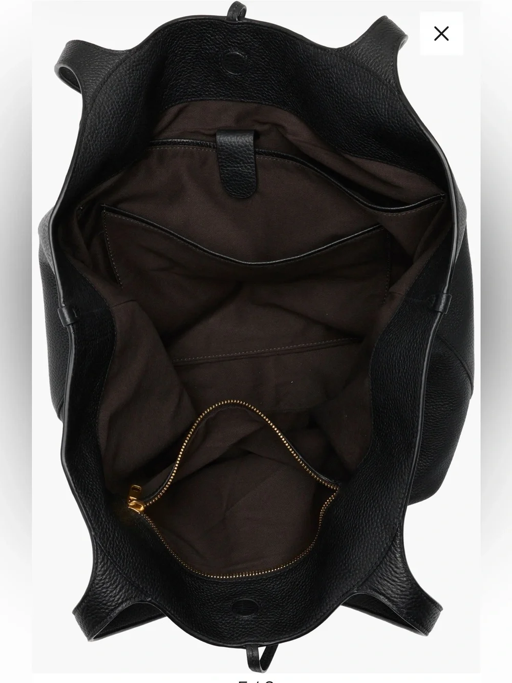 Vince Meadow Large Leather Drawstring Tote